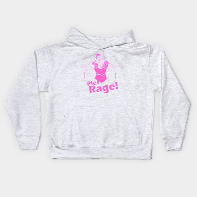 Pies of Rage! Kids Hoodie by DrMadness